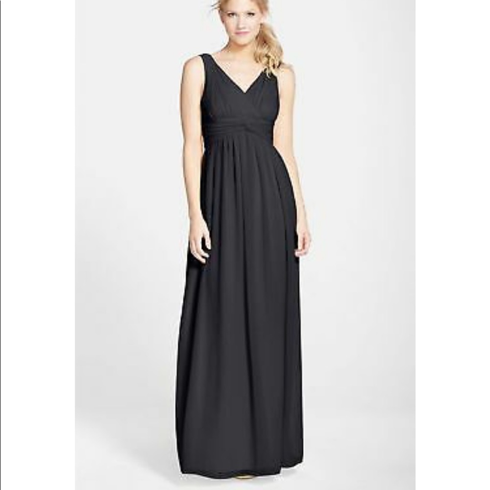 Donna Morgan Julie Black Full Length Dress